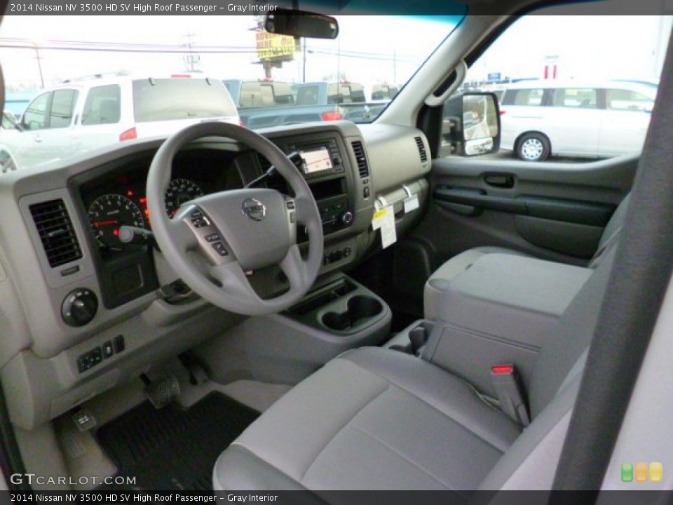 Gray 2014 Nissan NV Interiors