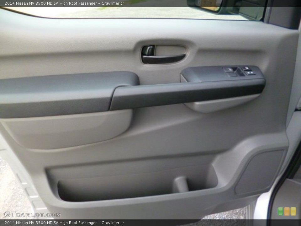 Gray Interior Door Panel for the 2014 Nissan NV 3500 HD SV High Roof Passenger #92692706
