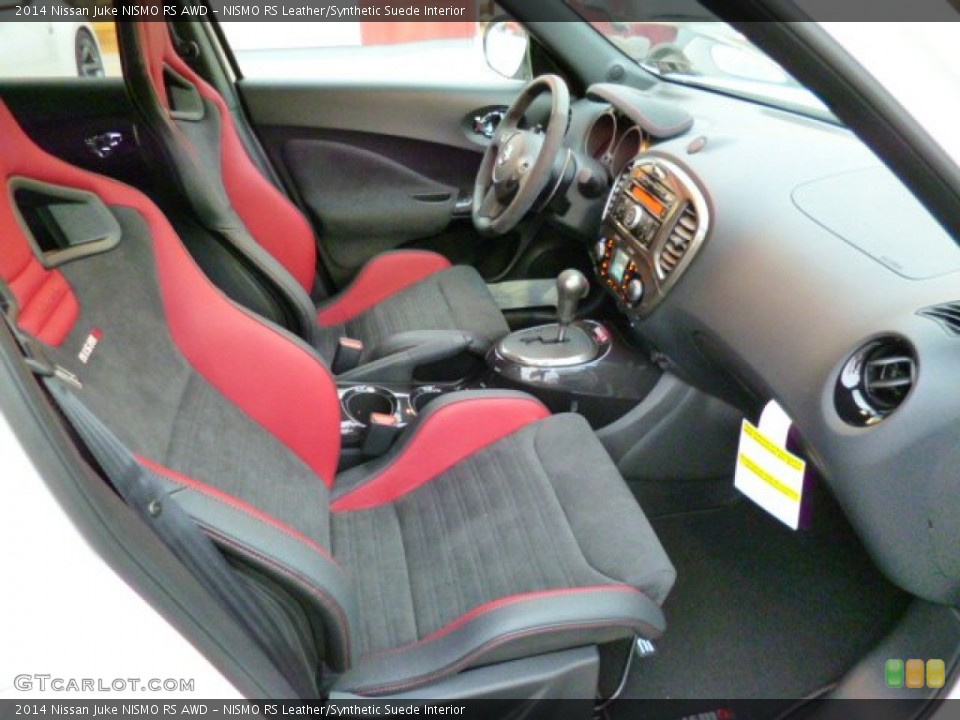NISMO RS Leather/Synthetic Suede Interior Front Seat for the 2014 Nissan Juke NISMO RS AWD #92693018