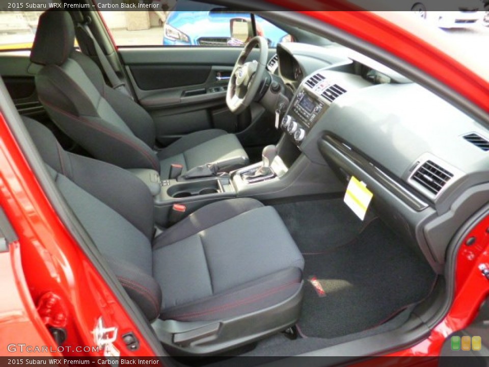 Carbon Black Interior Front Seat for the 2015 Subaru WRX Premium #92693927