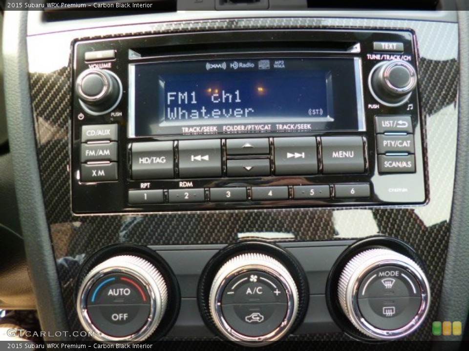 Carbon Black Interior Audio System for the 2015 Subaru WRX Premium #92694116