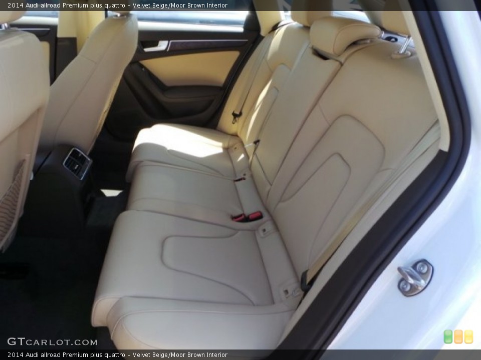 Velvet Beige/Moor Brown Interior Rear Seat for the 2014 Audi allroad Premium plus quattro #92698340