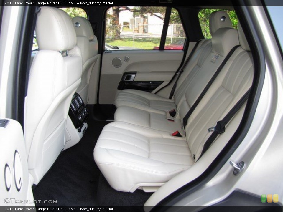 Ivory/Ebony Interior Rear Seat for the 2013 Land Rover Range Rover HSE LR V8 #92698535