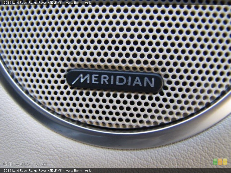 Ivory/Ebony Interior Audio System for the 2013 Land Rover Range Rover HSE LR V8 #92699201
