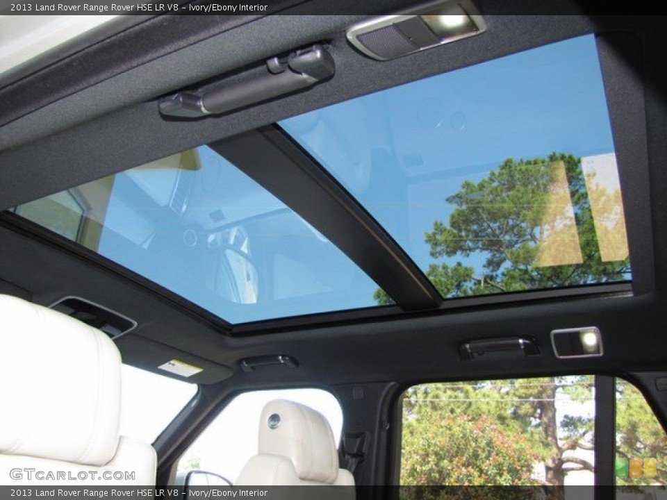 Ivory/Ebony Interior Sunroof for the 2013 Land Rover Range Rover HSE LR V8 #92699397