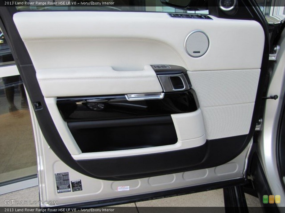 Ivory/Ebony Interior Door Panel for the 2013 Land Rover Range Rover HSE LR V8 #92699498
