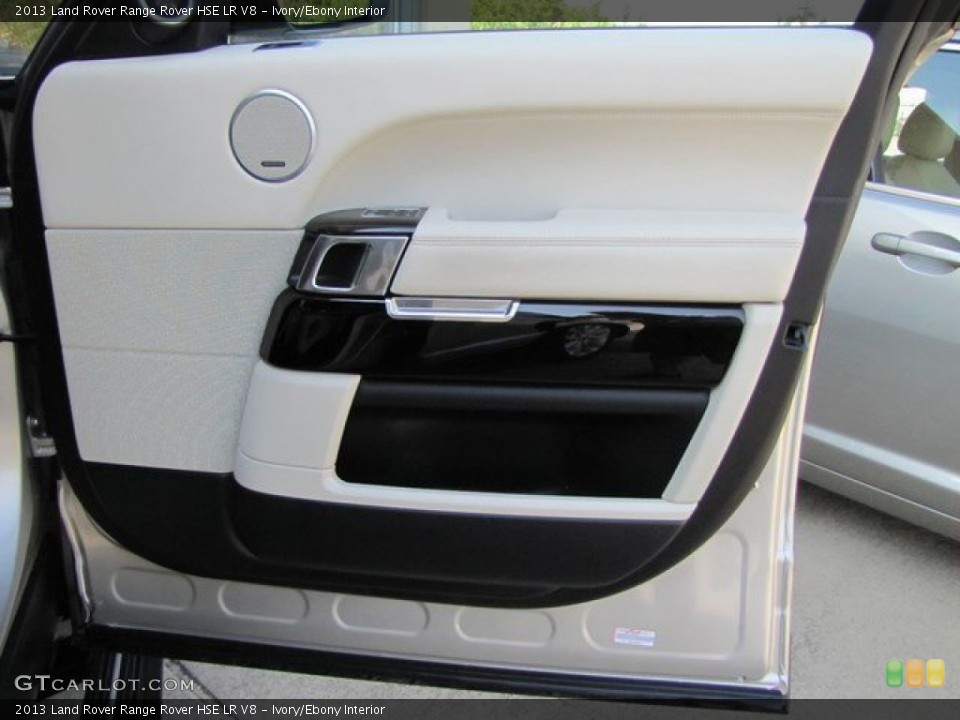 Ivory/Ebony Interior Door Panel for the 2013 Land Rover Range Rover HSE LR V8 #92699594