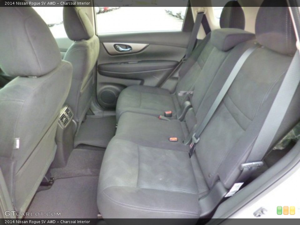 Charcoal Interior Rear Seat for the 2014 Nissan Rogue SV AWD #92709640