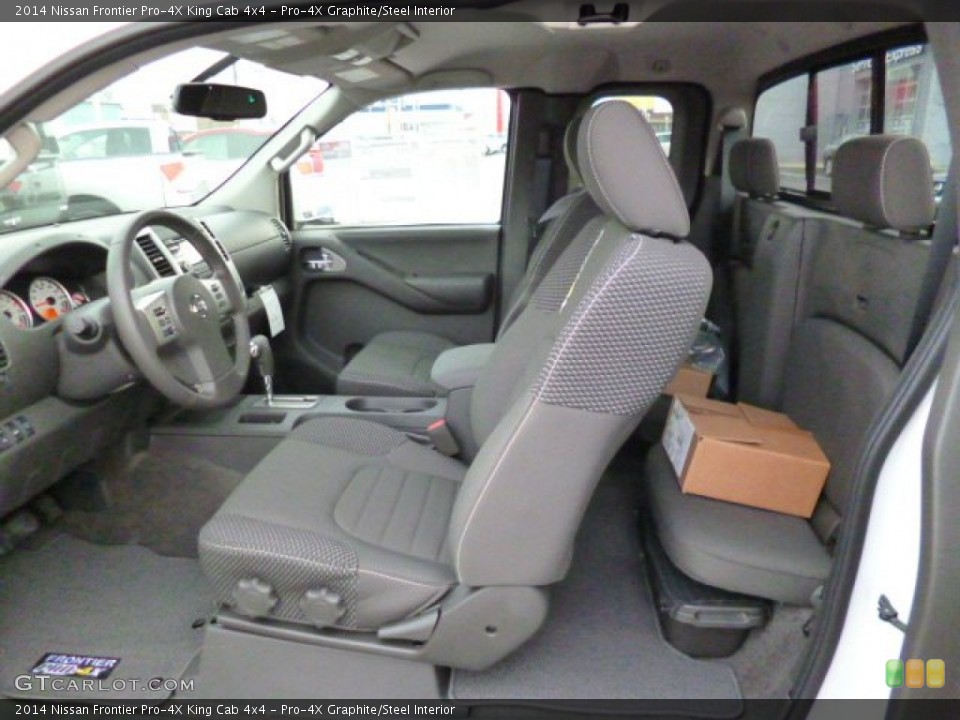 Pro-4X Graphite/Steel Interior Photo for the 2014 Nissan Frontier Pro-4X King Cab 4x4 #92710097