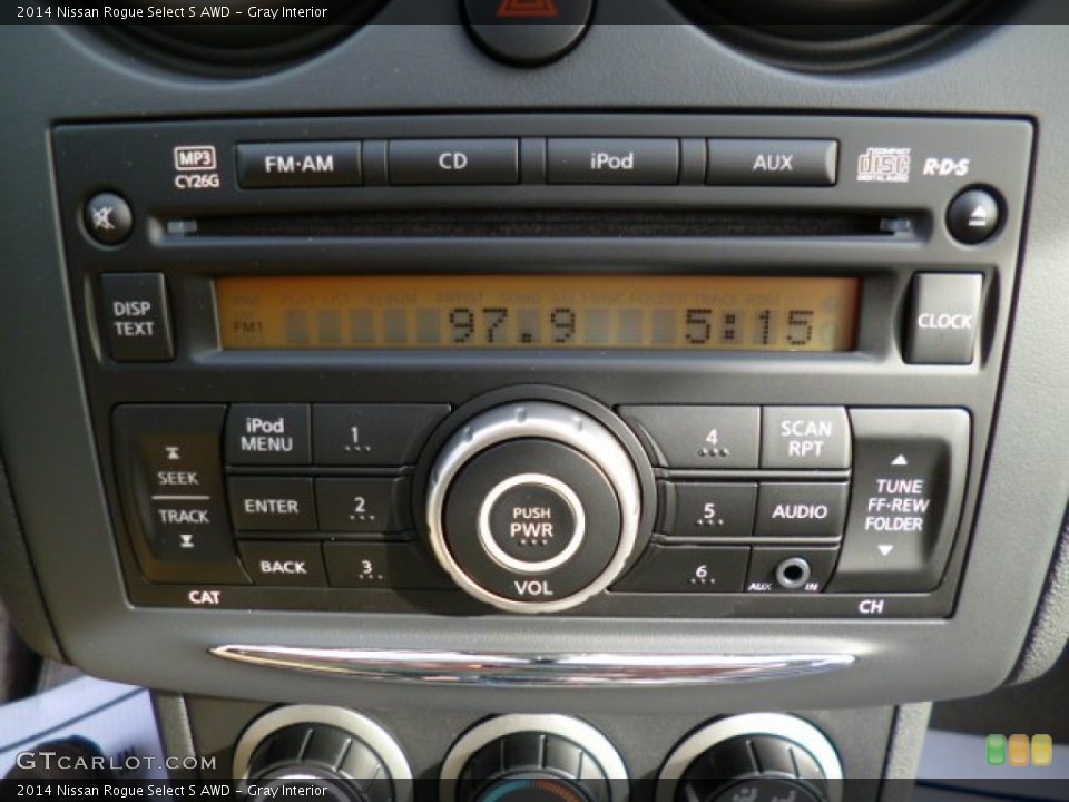 Gray Interior Audio System for the 2014 Nissan Rogue Select S AWD #92710400