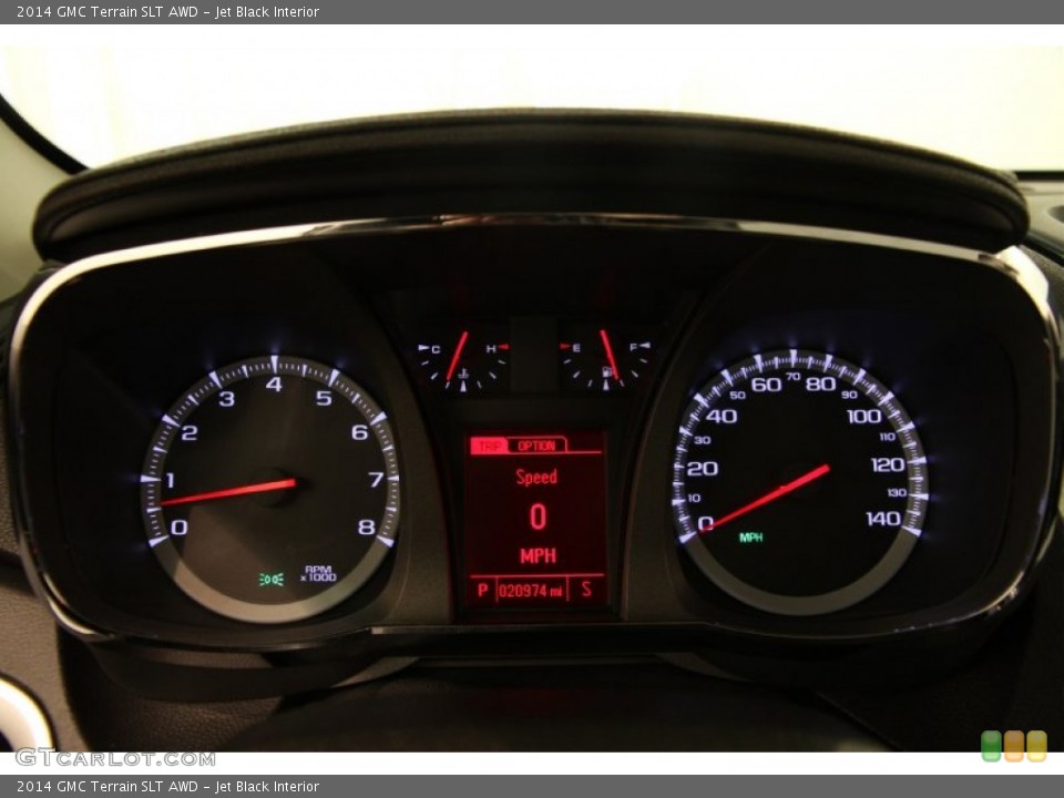 Jet Black Interior Gauges for the 2014 GMC Terrain SLT AWD #92723281