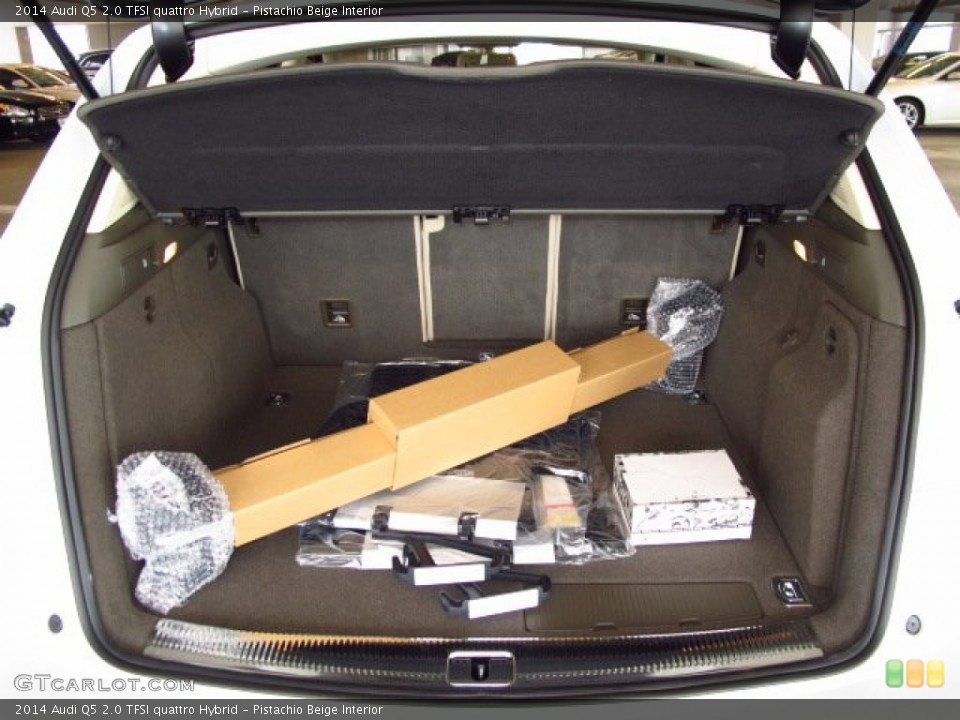 Pistachio Beige Interior Trunk for the 2014 Audi Q5 2.0 TFSI quattro Hybrid #92724386