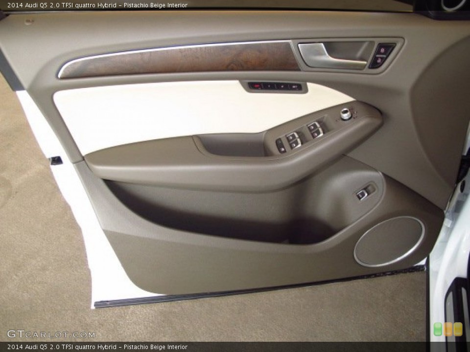 Pistachio Beige Interior Door Panel for the 2014 Audi Q5 2.0 TFSI quattro Hybrid #92724448