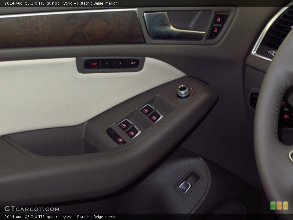 Pistachio Beige Interior Controls for the 2014 Audi Q5 2.0 TFSI quattro Hybrid #92724628