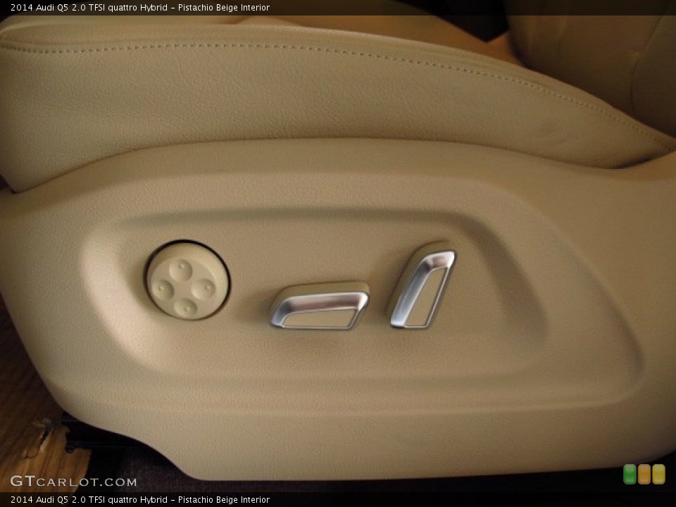 Pistachio Beige Interior Controls for the 2014 Audi Q5 2.0 TFSI quattro Hybrid #92724652