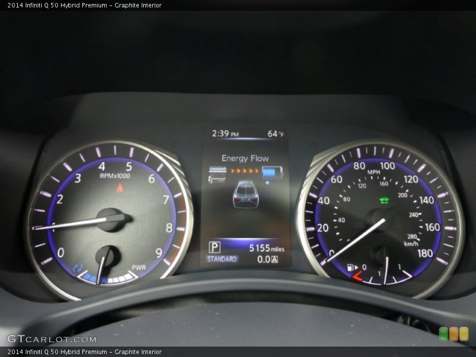 Graphite Interior Gauges for the 2014 Infiniti Q 50 Hybrid Premium #92724676