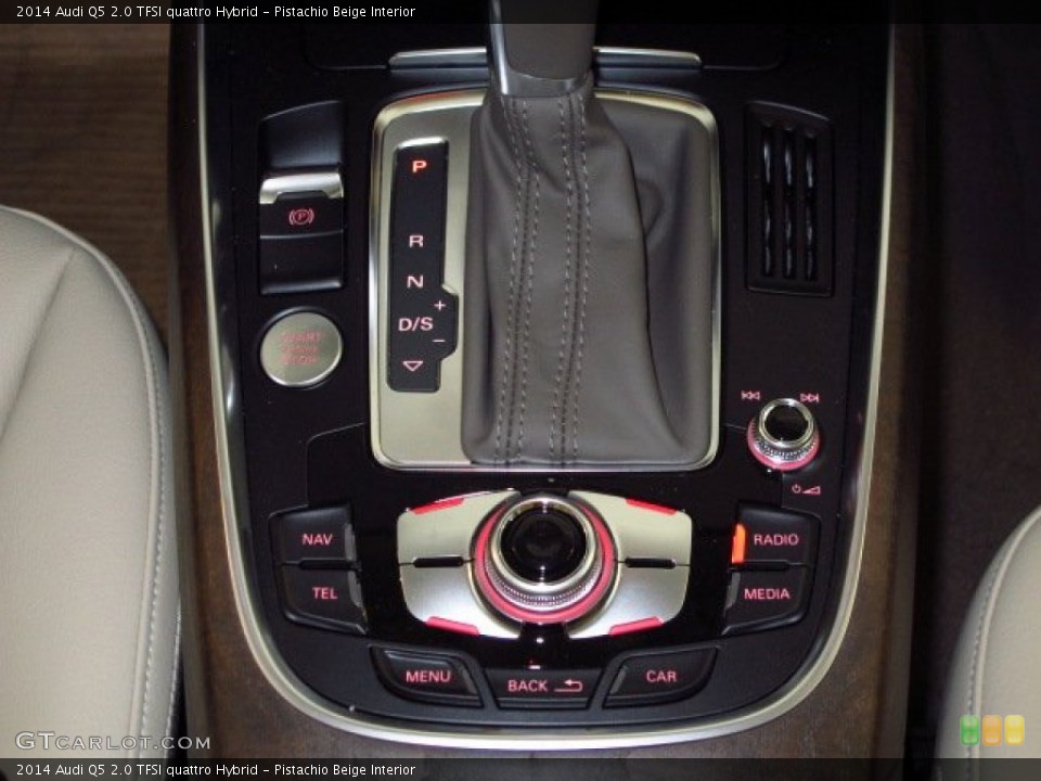 Pistachio Beige Interior Controls for the 2014 Audi Q5 2.0 TFSI quattro Hybrid #92724717
