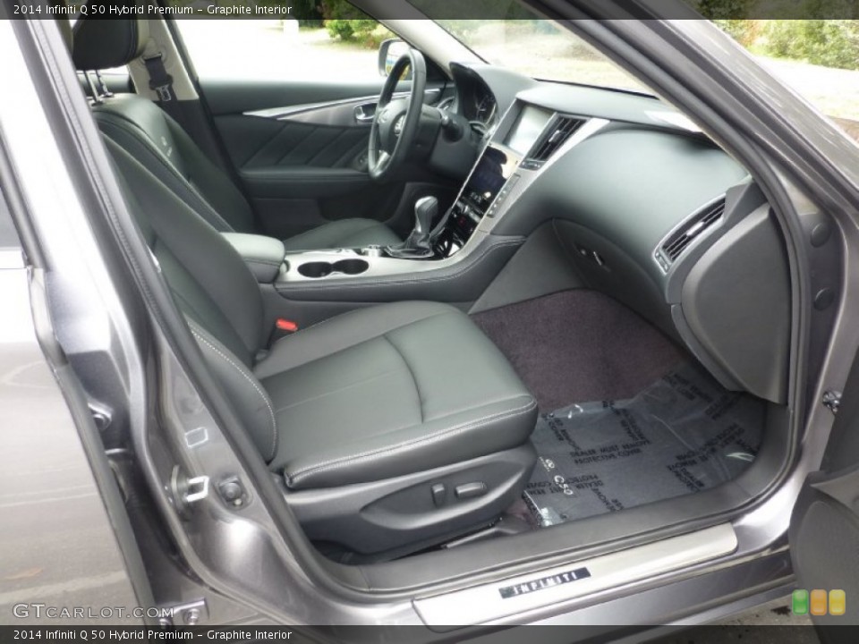 Graphite Interior Front Seat for the 2014 Infiniti Q 50 Hybrid Premium #92724859