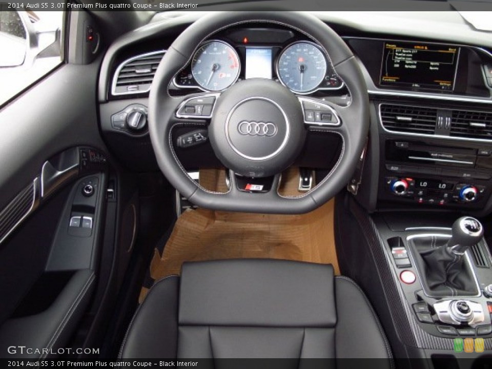 Black Interior Dashboard for the 2014 Audi S5 3.0T Premium Plus quattro Coupe #92725762