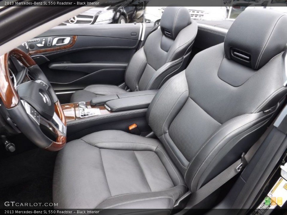 Black Interior Front Seat for the 2013 Mercedes-Benz SL 550 Roadster #92725840