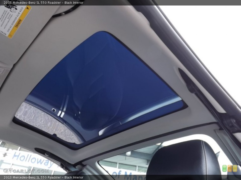 Black Interior Sunroof for the 2013 Mercedes-Benz SL 550 Roadster #92725990
