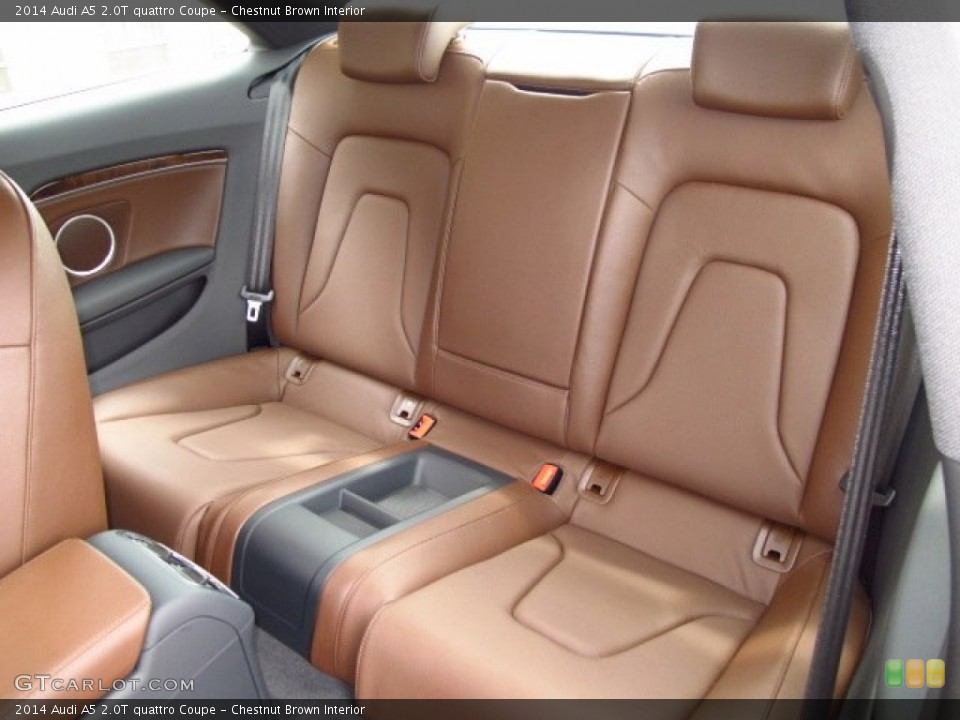 Chestnut Brown Interior Rear Seat for the 2014 Audi A5 2.0T quattro Coupe #92726278