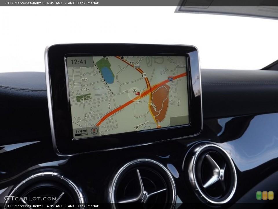 AMG Black Interior Navigation for the 2014 Mercedes-Benz CLA 45 AMG #92727058