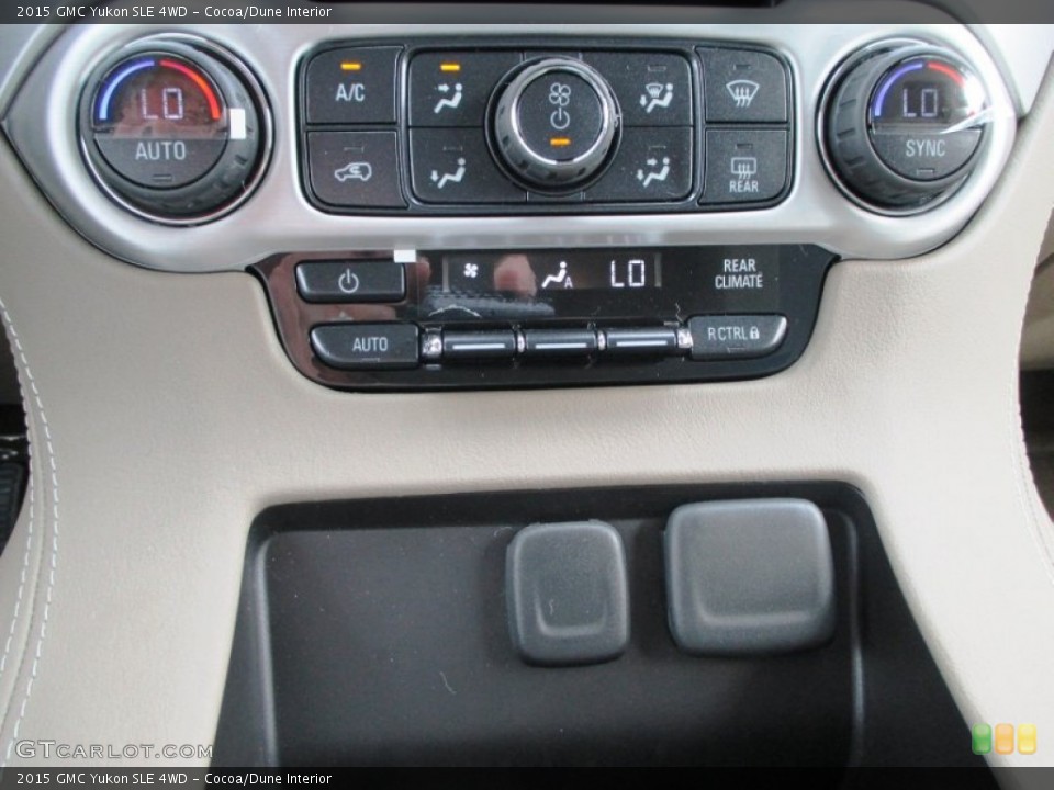Cocoa/Dune Interior Controls for the 2015 GMC Yukon SLE 4WD #92734924