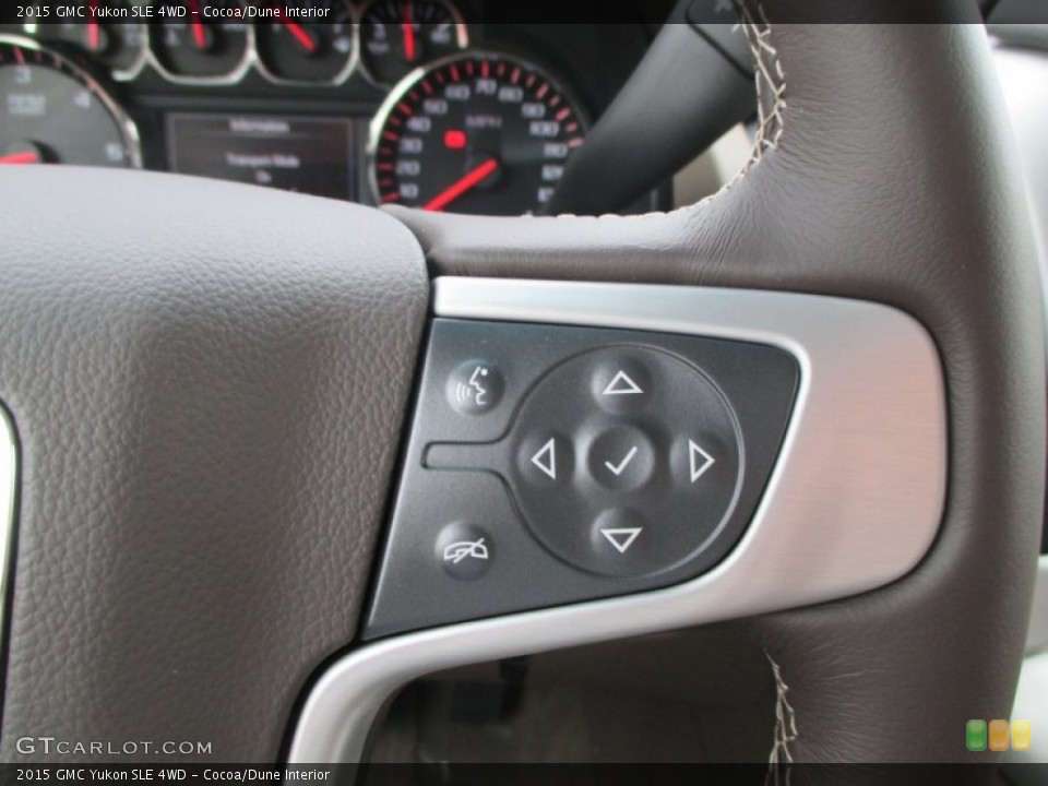 Cocoa/Dune Interior Controls for the 2015 GMC Yukon SLE 4WD #92734988