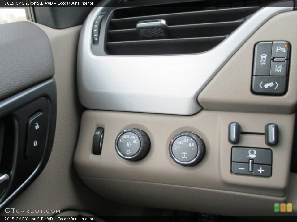 Cocoa/Dune Interior Controls for the 2015 GMC Yukon SLE 4WD #92735068