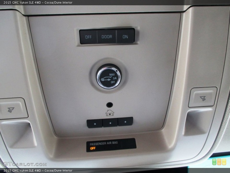 Cocoa/Dune Interior Controls for the 2015 GMC Yukon SLE 4WD #92735107