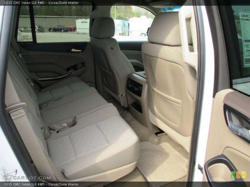 Cocoa/Dune Interior Rear Seat for the 2015 GMC Yukon SLE 4WD #92735362