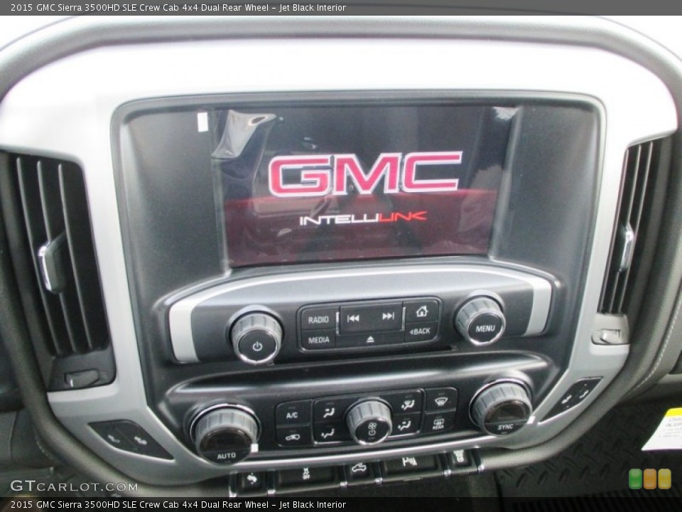 Jet Black Interior Controls for the 2015 GMC Sierra 3500HD SLE Crew Cab 4x4 Dual Rear Wheel #92735716