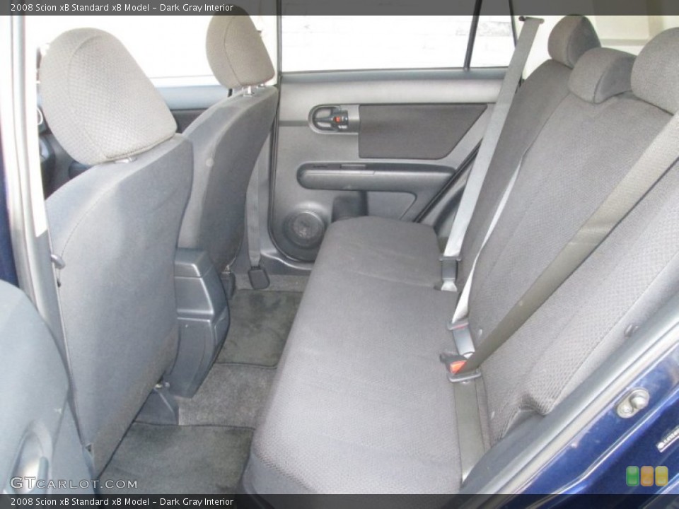 Dark Gray Interior Rear Seat for the 2008 Scion xB  #92739112