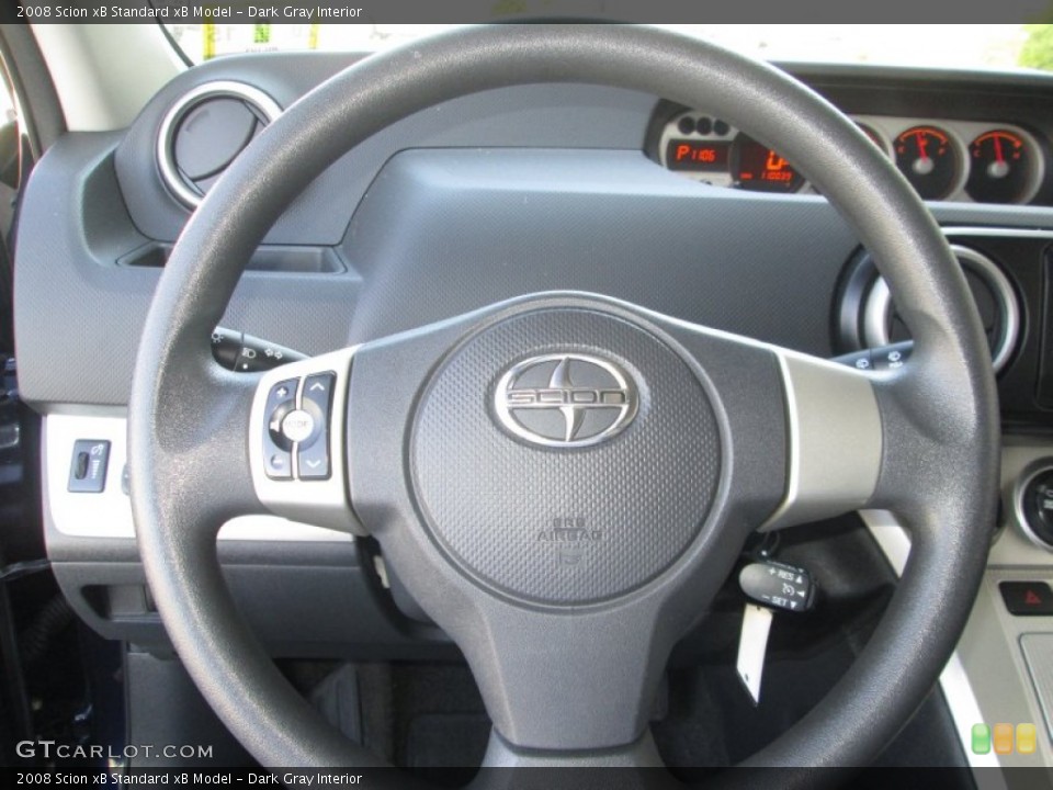 Dark Gray Interior Steering Wheel for the 2008 Scion xB  #92739193