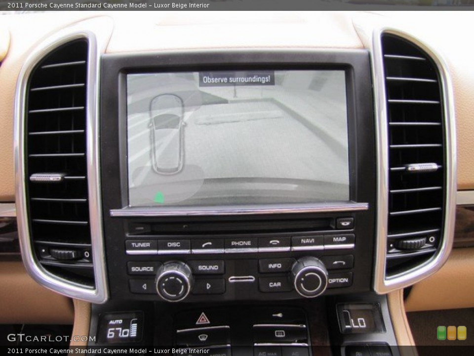 Luxor Beige Interior Controls for the 2011 Porsche Cayenne  #92745676