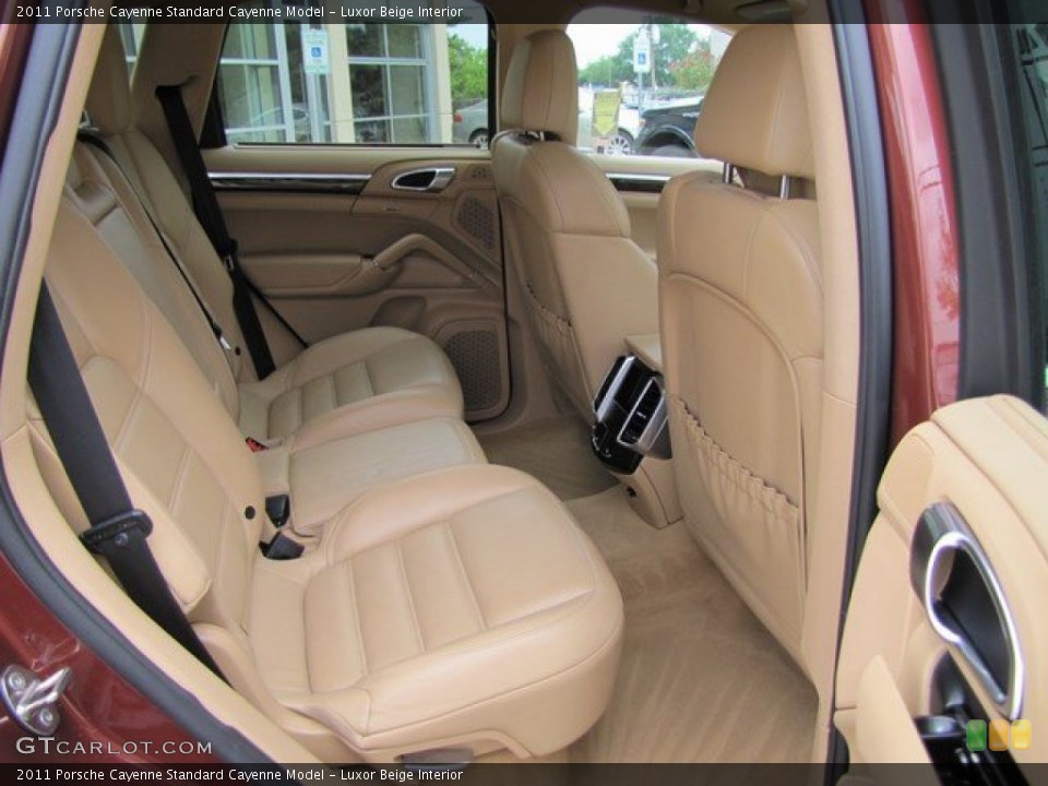 Luxor Beige Interior Rear Seat for the 2011 Porsche Cayenne  #92745763