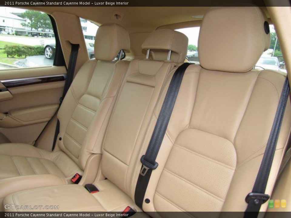 Luxor Beige Interior Rear Seat for the 2011 Porsche Cayenne  #92745805