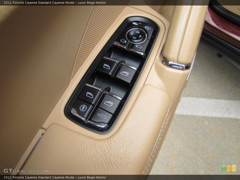 Luxor Beige Interior Controls for the 2011 Porsche Cayenne  #92745877