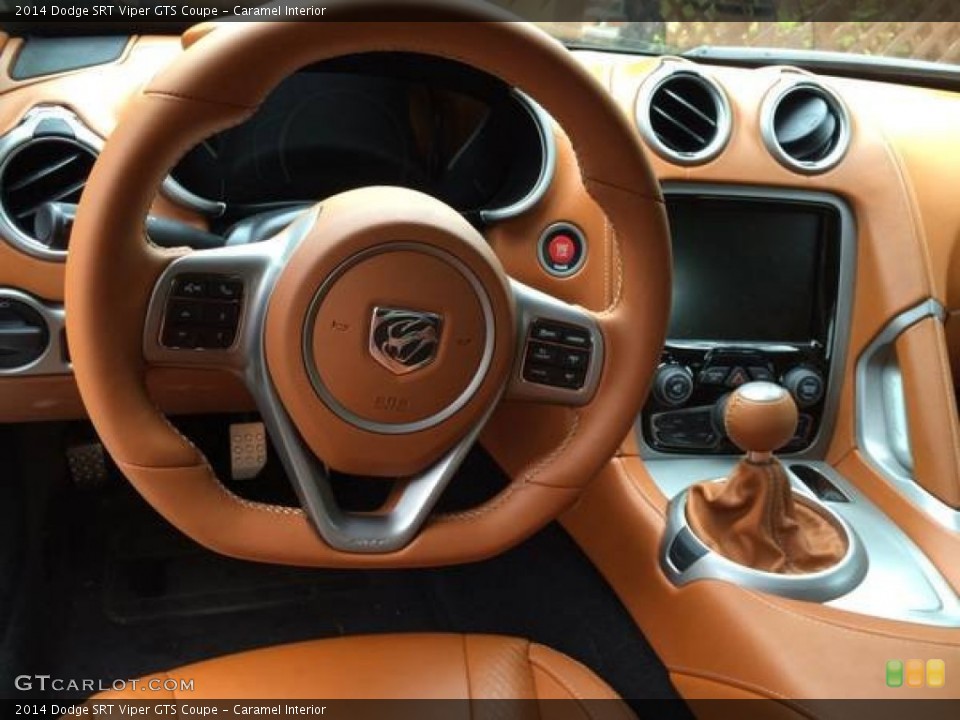 Caramel Interior Dashboard for the 2014 Dodge SRT Viper GTS Coupe #92749192