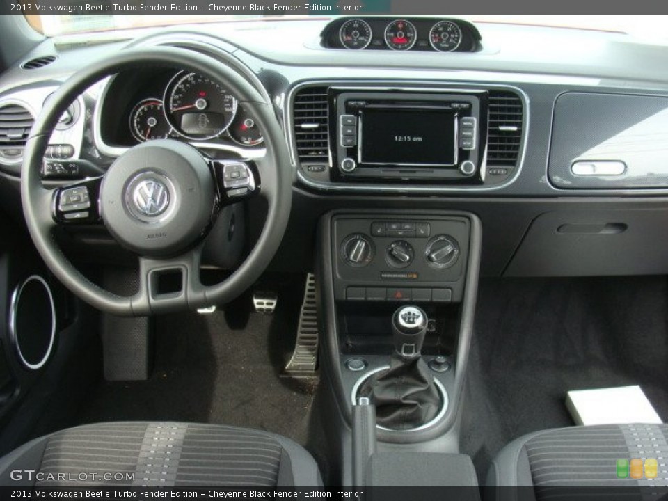 Cheyenne Black Fender Edition Interior Dashboard for the 2013 Volkswagen Beetle Turbo Fender Edition #92750101