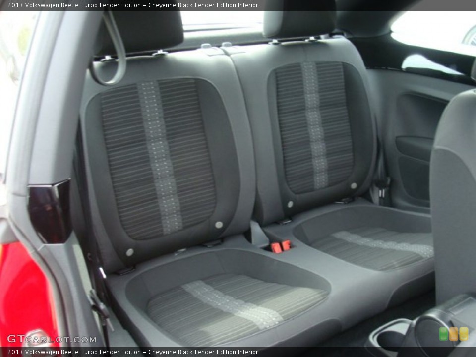 Cheyenne Black Fender Edition Interior Rear Seat for the 2013 Volkswagen Beetle Turbo Fender Edition #92750149