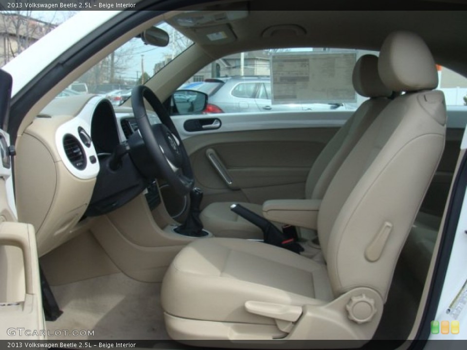 Beige Interior Front Seat for the 2013 Volkswagen Beetle 2.5L #92750314