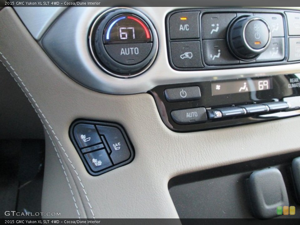 Cocoa/Dune Interior Controls for the 2015 GMC Yukon XL SLT 4WD #92750836