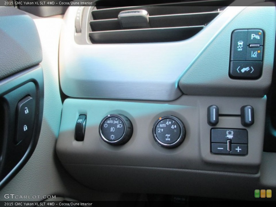 Cocoa/Dune Interior Controls for the 2015 GMC Yukon XL SLT 4WD #92751133