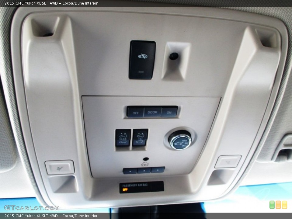 Cocoa/Dune Interior Controls for the 2015 GMC Yukon XL SLT 4WD #92751199