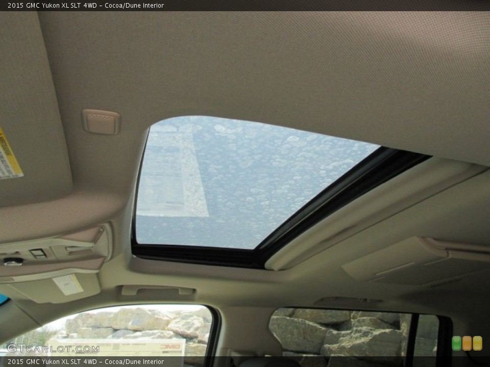 Cocoa/Dune Interior Sunroof for the 2015 GMC Yukon XL SLT 4WD #92751226