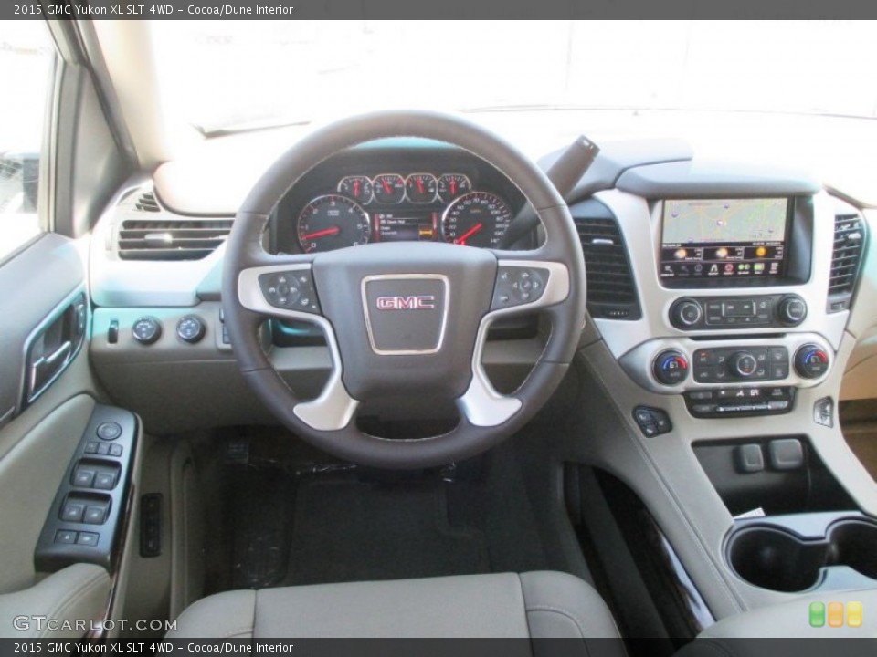 Cocoa/Dune Interior Dashboard for the 2015 GMC Yukon XL SLT 4WD #92751249