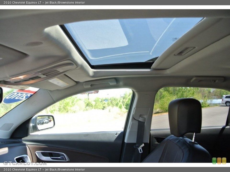 Jet Black/Brownstone Interior Sunroof for the 2010 Chevrolet Equinox LT #92751656