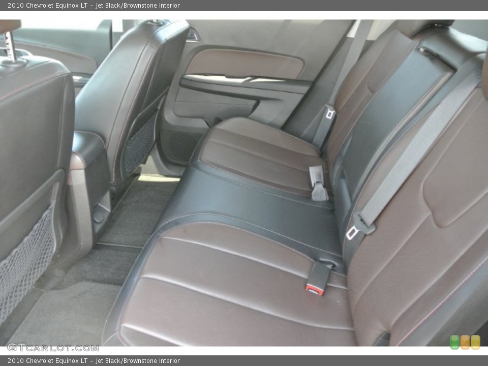 Jet Black/Brownstone Interior Rear Seat for the 2010 Chevrolet Equinox LT #92751817